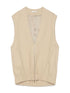 round back zip vest